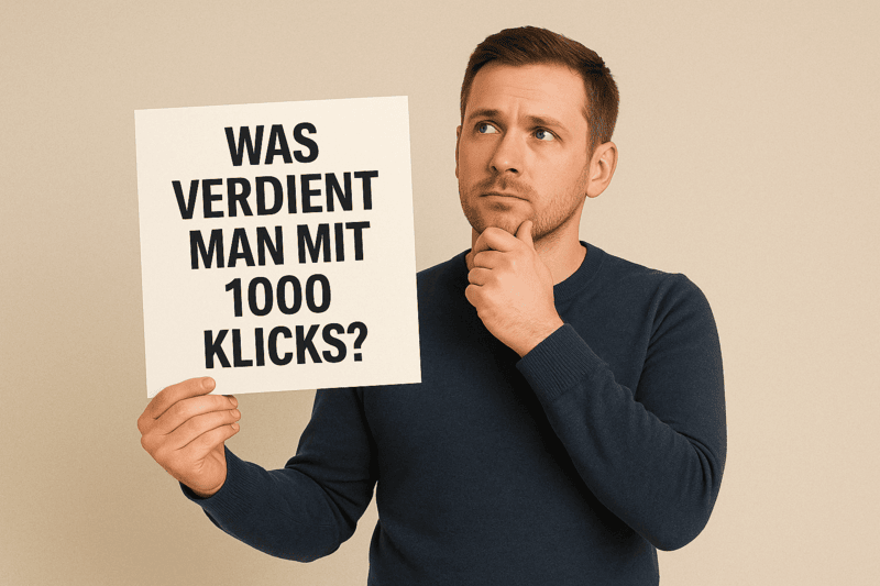 Was verdient man mit 1000 Klicks